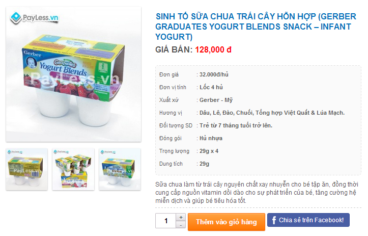 Chọn sản phẩm tại PayLess.vn